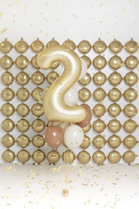 Ballon mylar Chiffre '2'-...