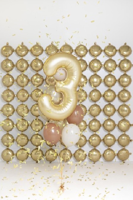 Ballon mylar Chiffre '3'-...