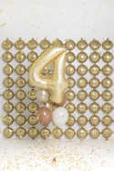 Ballon mylar Chiffre '4'- 86cm - or