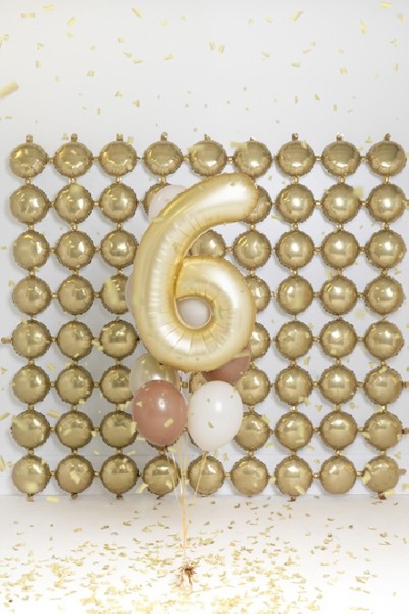 Ballon mylar Chiffre '6'-...