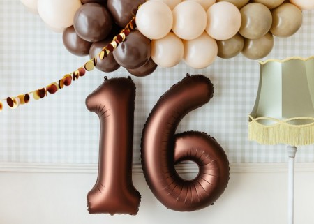 Ballon mylar Chiffre '6'-...