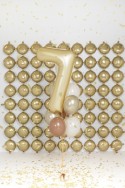 Ballon mylar Chiffre '7'- 86cm - or