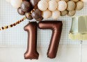 Ballon mylar Chiffre '7'- 86cm - moka