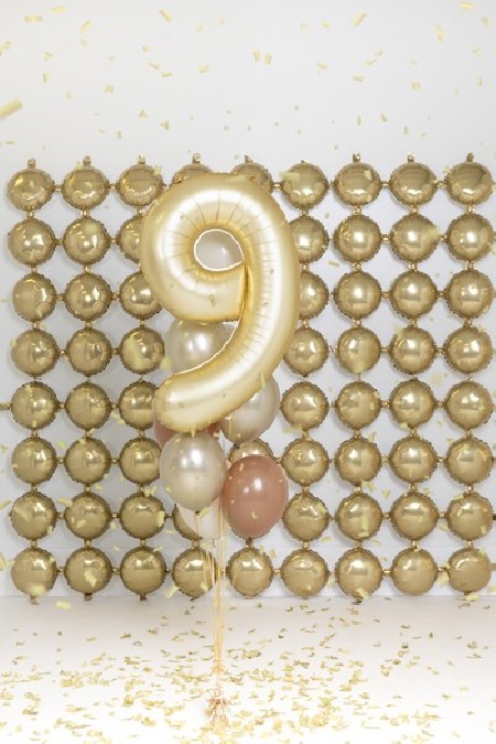 Ballon mylar Chiffre '9'-...