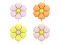 4 Ballons mylar Marguerites pour guirlande - mix