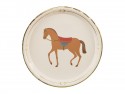 6 Assiettes - cheval - 23 cm