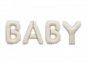 Ballon mylar Baby - beige