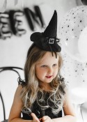Serre-tête Chapeau de Sorcière - noir
