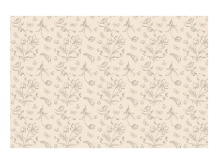 Nappe Fleurs Beige