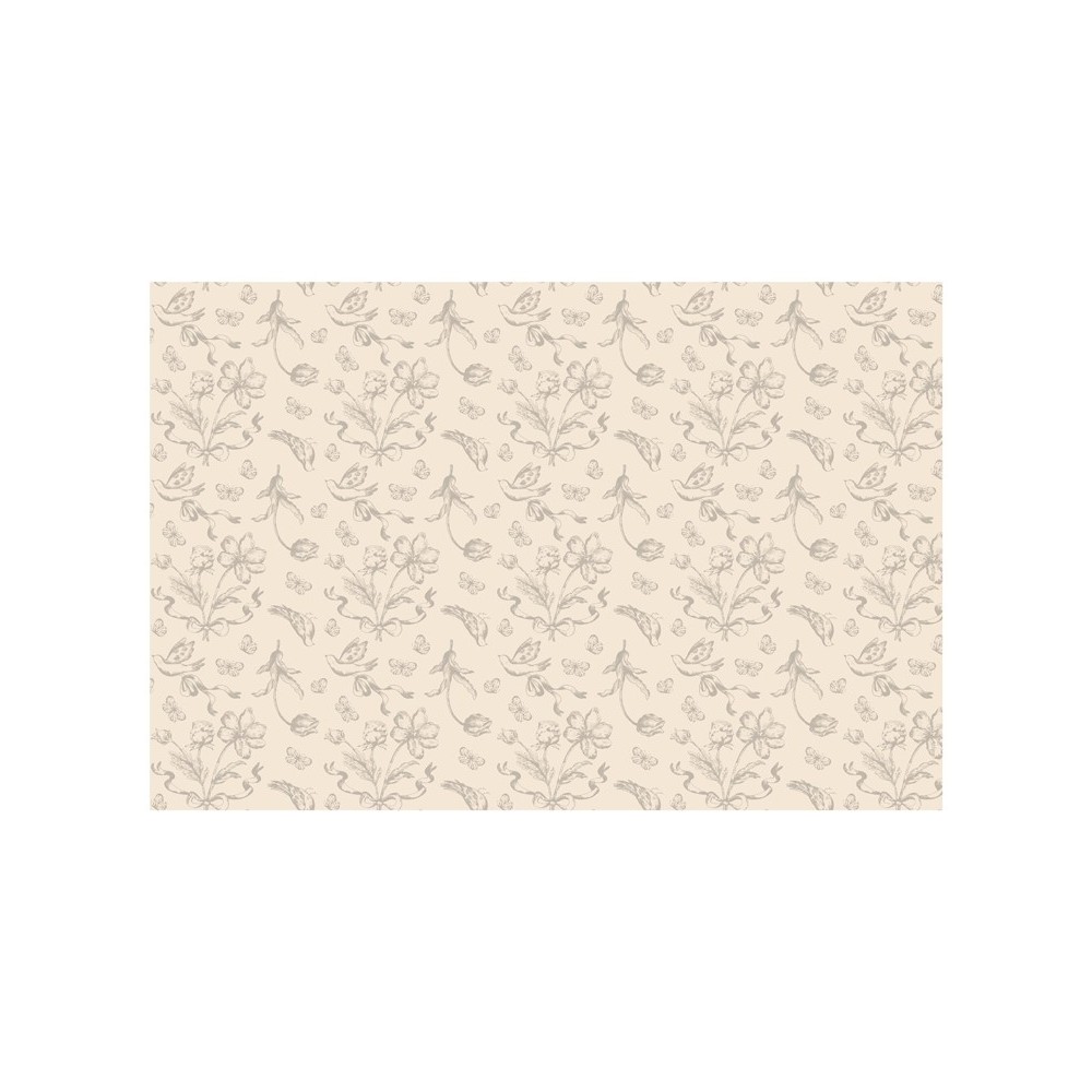 Nappe Fleurs Beige