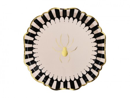 6 Assiettes Araignée - 23 cm