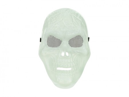 Masque Crâne luminescent -27cm