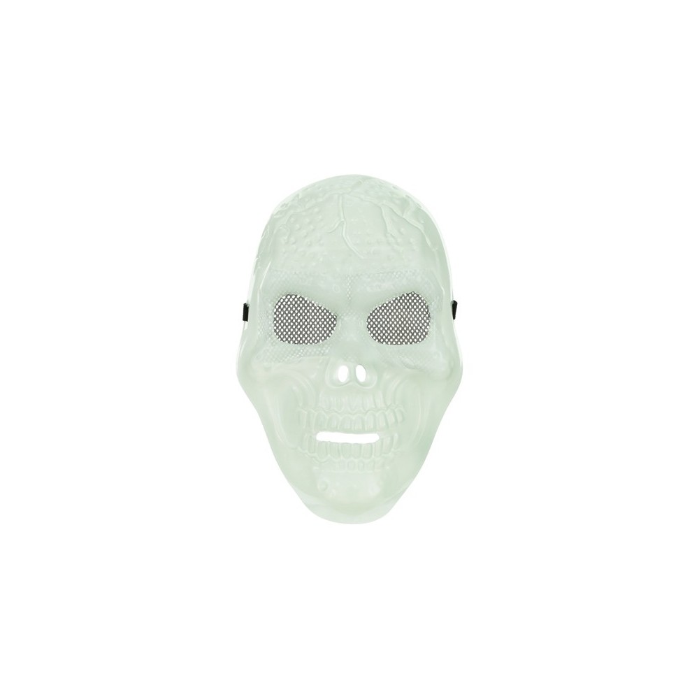 Masque Crâne luminescent -27cm