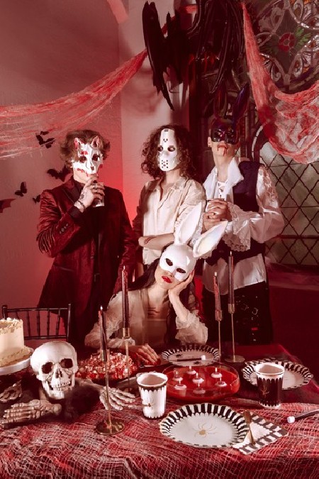 Masque de hockey - blanc