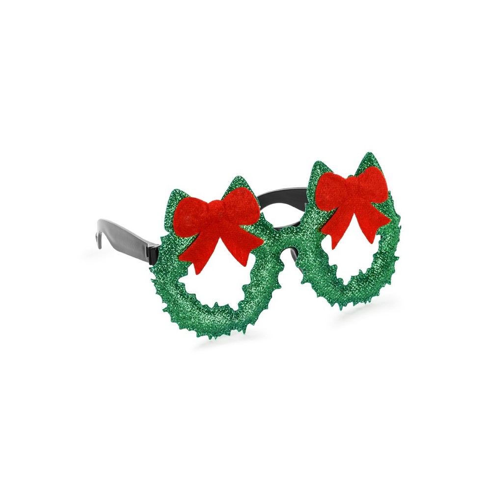Lunettes couronne de Noël