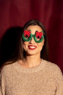 Lunettes couronne de Noël