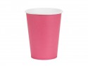 6 Gobelets en papier - rose foncé- 250ml