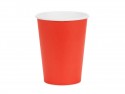 6 Gobelets en papier - rouge - 250ml