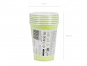 6 Gobelets en papier - vert clair - 250ml