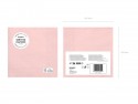 20 Serviettes en papier - rose clair