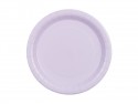 6 Assiettes en papier - lavande - 23 cm