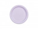 6 Assiettes en papier - lavande - 18 cm