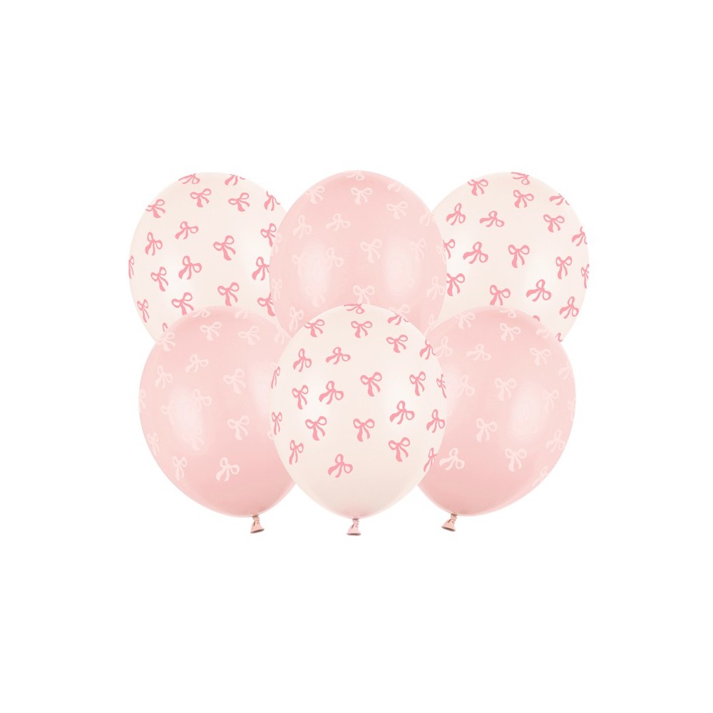 6 Ballons 30 cm - Nœuds