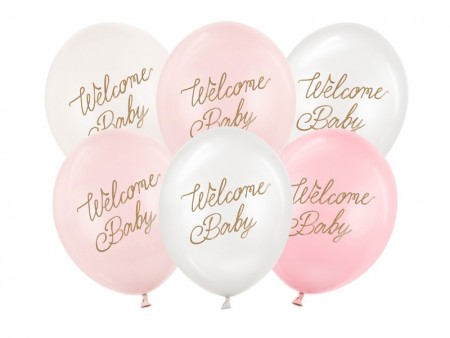 6 Ballons 30 cm - Welcome...
