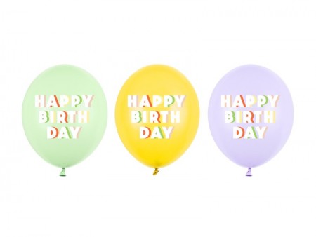 50 Ballons 30 cm - Happy...