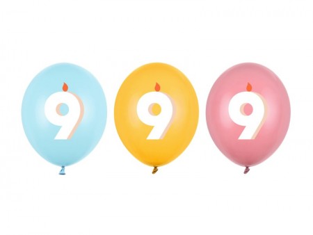 50 Ballons 30 cm - 9- mix