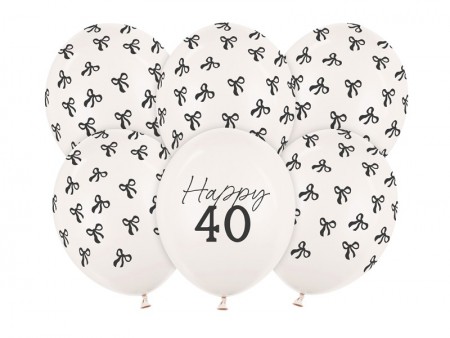 6 Ballons 30 cm - 40-...