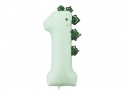 Ballon mylar Chiffre ''1'' Dinosaure - 92 cm