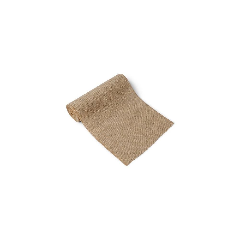 5 m chemin de table jute - 28 cm