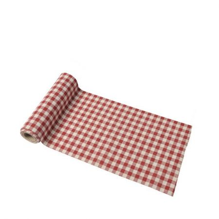 5 m chemin de table vichy - 15 cm