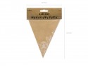 Guirlande Drapeaux kraft, 2,1 m